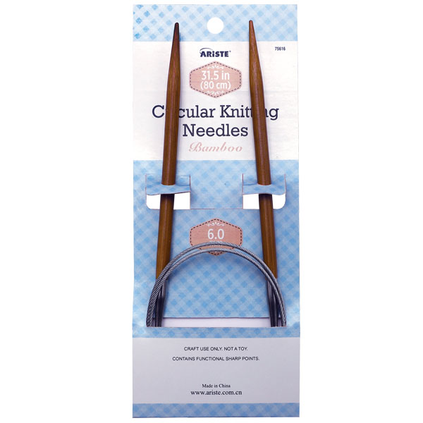 75610-75620 Bamboo Circular Knitting Needles
