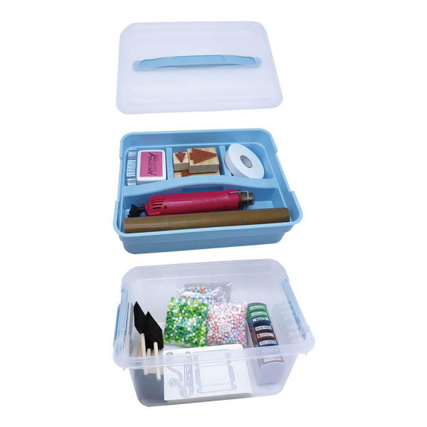 29650 Stack Carry Storage Box with Divided Tray