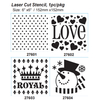 27601-27604 Laser Cut Stencil