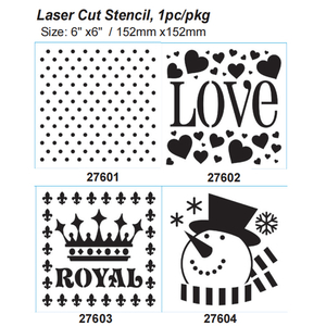 27601-27604 Laser Cut Stencil