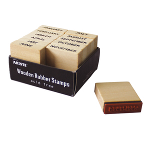 25383 Wooden Rubber Stamps