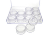 21813 Clear Plastic Storage System with 12 inner boxes