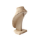 67001B 3-D Burlap Decorative Mannequin Bust Jewelry Stand