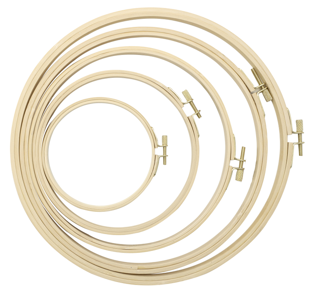 78501 Embroidery Hoops, Bamboo