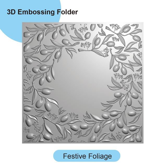 EF20240307-21_3D Embossing Folder for Card Making_Festive Foliage