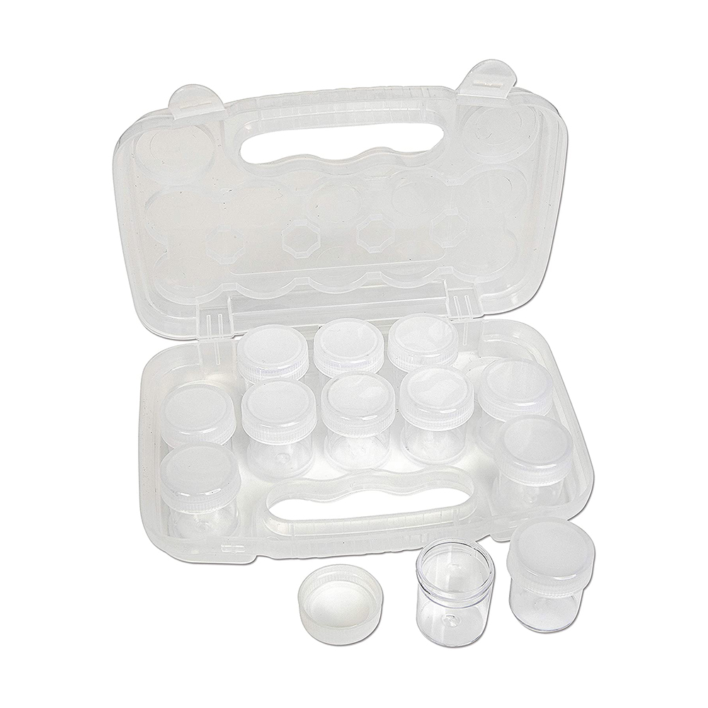 21835 Clear Plastic Bead Container 12 inner boxes
