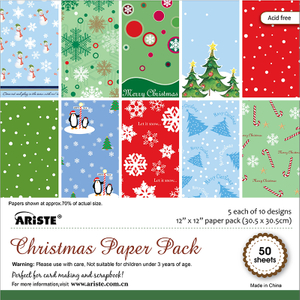 12 X 12 Paper Pad - Christmas 20611-0712