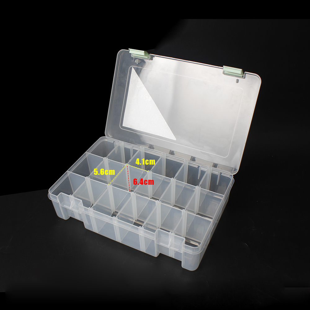 29551 new craft organizer, clear plastic storage beads box