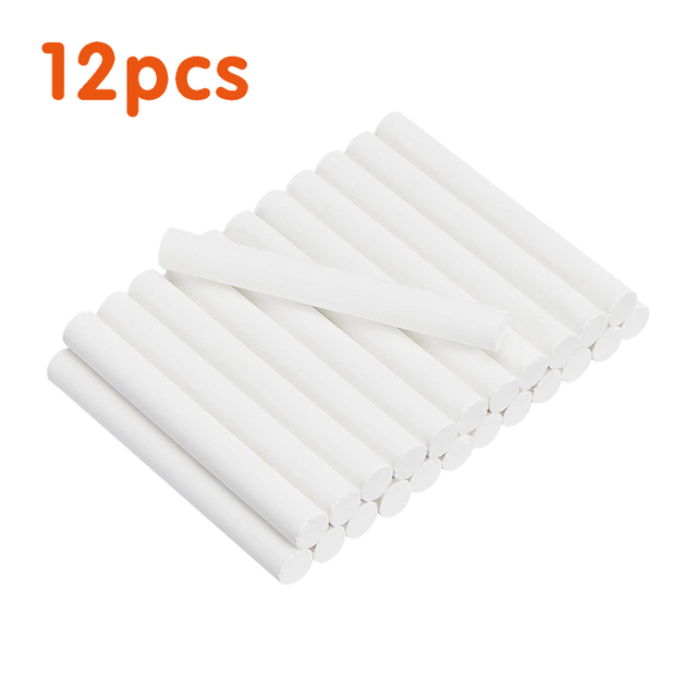 27003 12pcs White sidewalk Chalk and Plastic Chalk clip Holder set