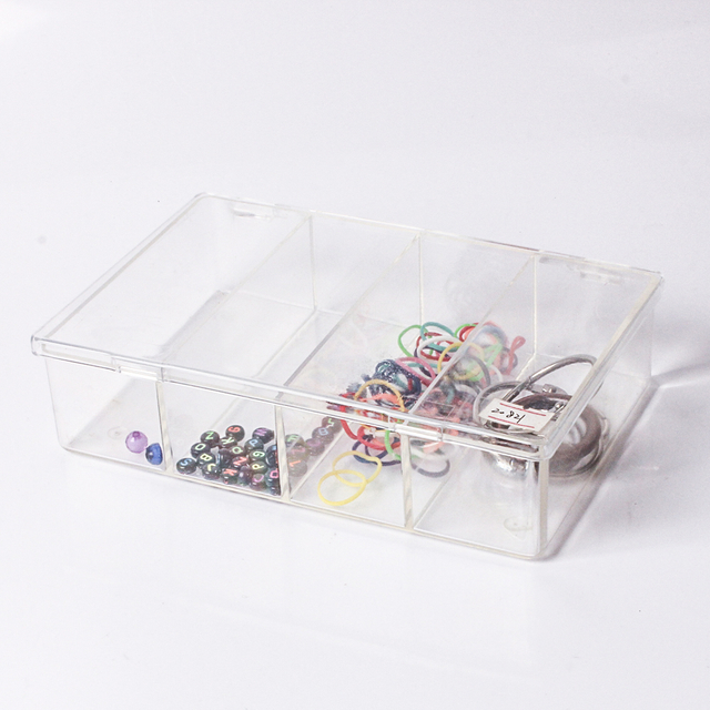 20821 4 space plastic storage boxes