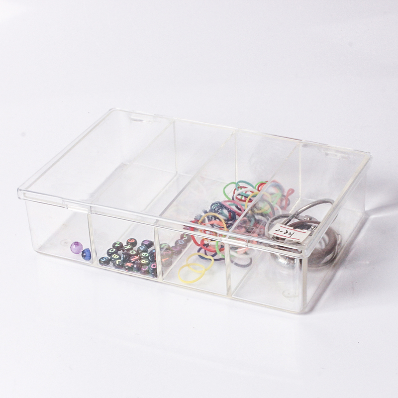 20821 4 space plastic storage boxes