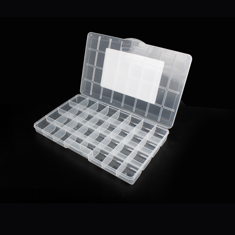 21989 storage box with 32 stackable compartments