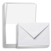 100 White Envelopes and Blank Cards