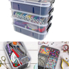 29651 Stackable Storage Container with 2 Trays