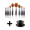 23838 10pcs plastic detachable Brush holder