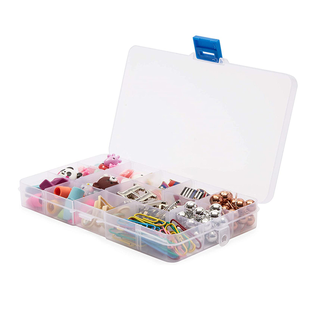 21866 Clear Hard Plastic Storage Box