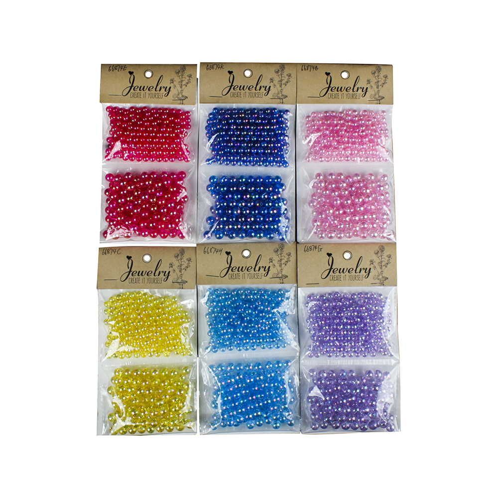66874 Coloured glass bead suit