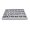 67040 24 Grid Stone gray 24-Grid Jewelry Tray