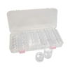 21811 Personalized box clear plastic bead box 25 detachable 