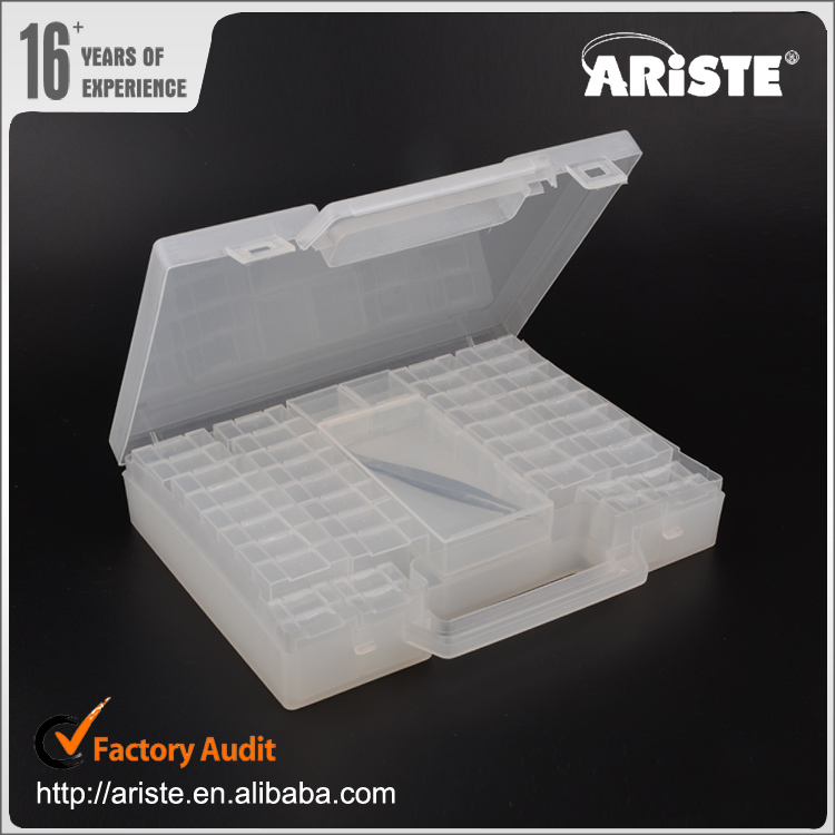 29507 Clear Plastic Storage Box with Dividers