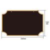 27052 Double Sided wooden Blackboard