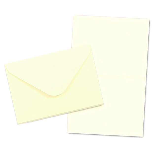096 Cream Envelopes and Blank Cards