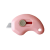 28034 Pink Mini safty box letter paper Multi-functional Utility Knife cutter 