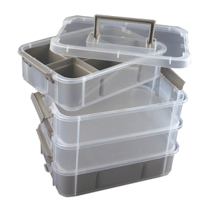 29651 Stackable Storage Container with 2 Trays