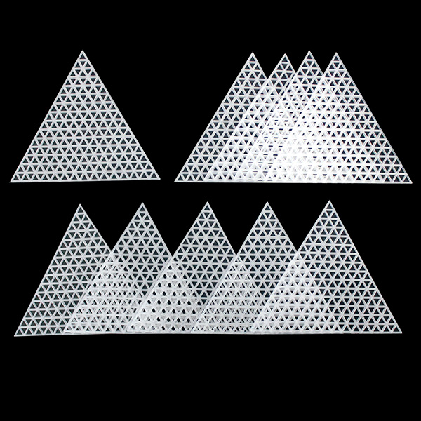 78107 Triangle PVC Canvas Shapes