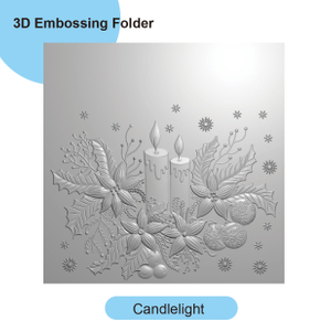 EF20240307-25_3D Embossing Folder for Card Making_Candlelight