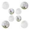 21905 Acrylic Design blank plastic button badge