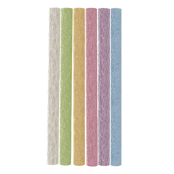 27832 Crepe paper 6 rolls, Pearl