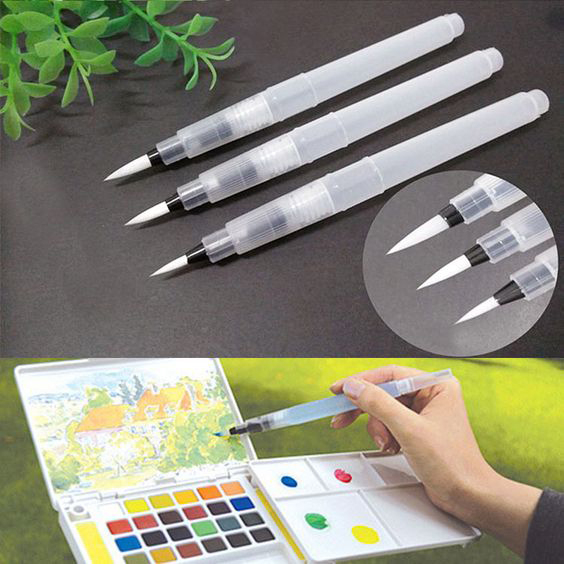 21109 plastic transparent water brush pen