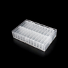 21836 Clear Plastic Hard Bead Container 24 inner boxes