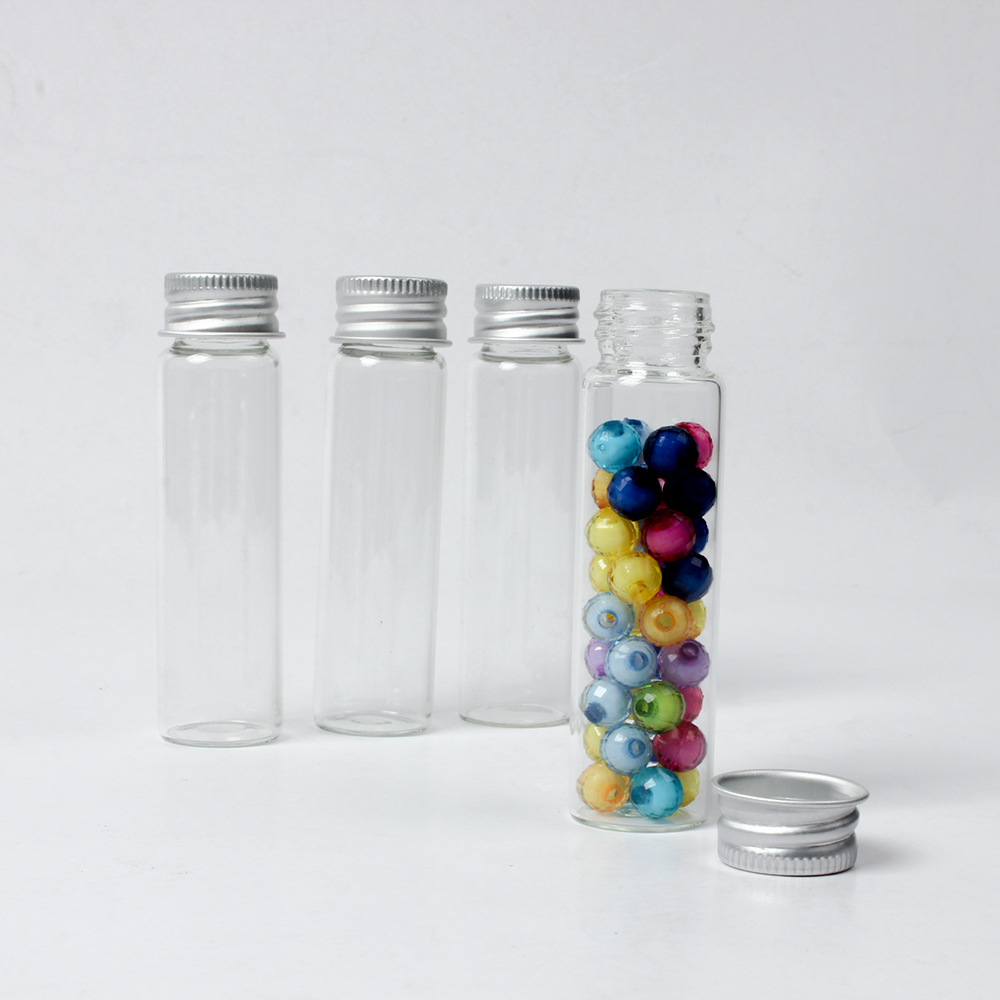 29542 small clear powder glass sealant bottle