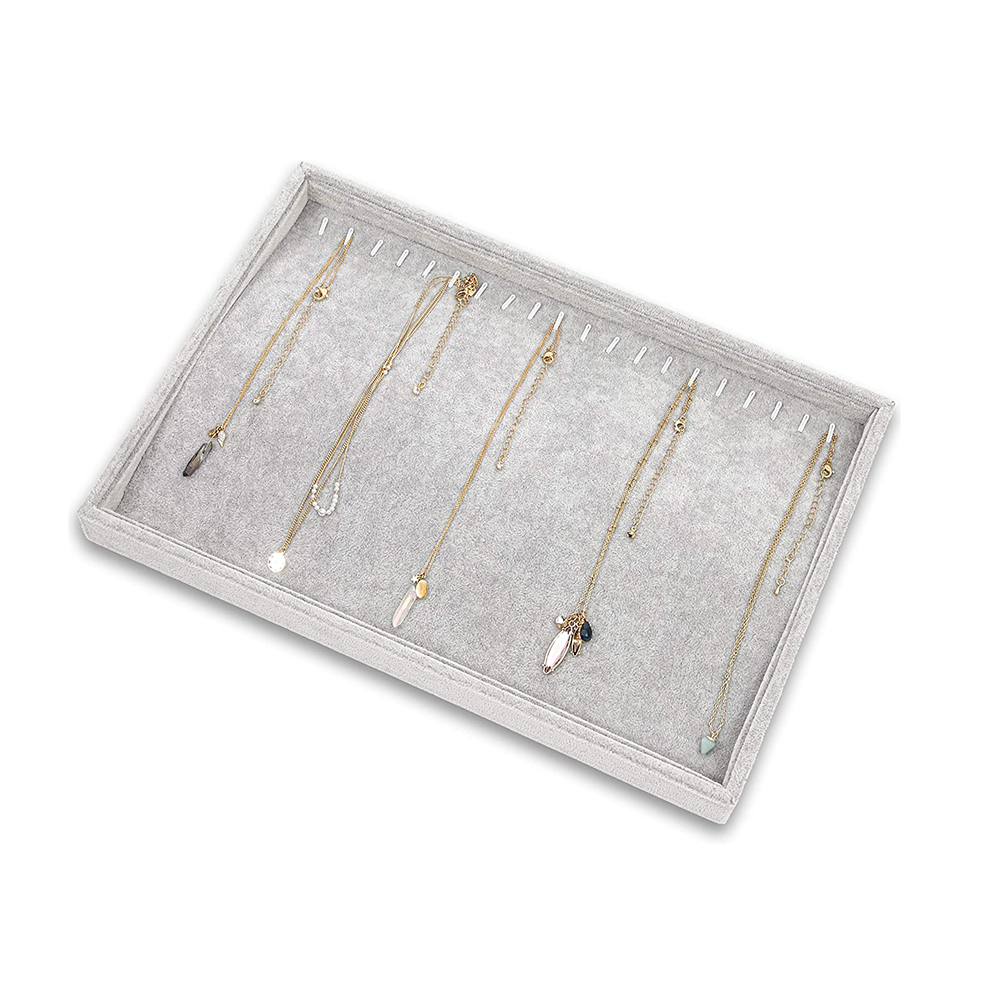 67039 Stackable jewelry tray With 12 hooks
