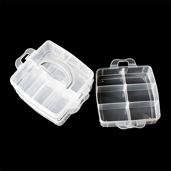 21872 Adjustable 18 compartments storage box plastic