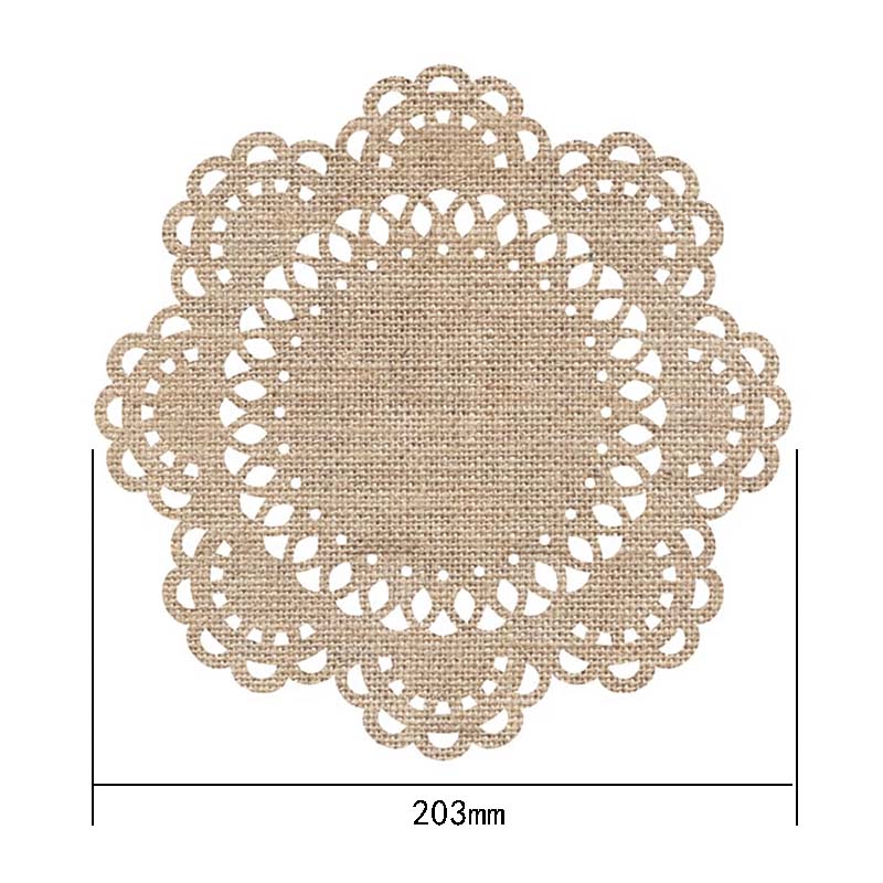 27371-27374 Burlap Doilies