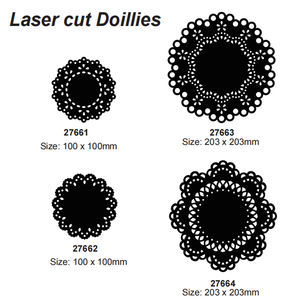 27661-27664 Laser Cut Doillies