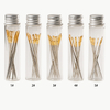 70420 Gold-eye Needles with Glass Storage Tube