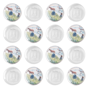 21905 Acrylic Design blank plastic button badge