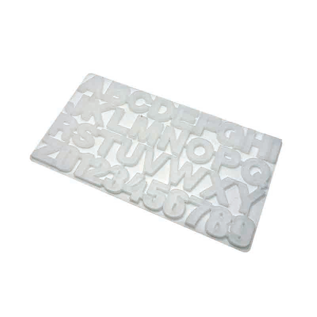 29307 Silicone Alphabet Mould