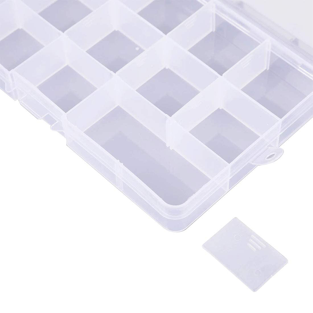 21866 Clear Hard Plastic Storage Box