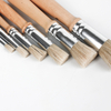 27699 A 6 piece paint brush set with reusable wooden handle