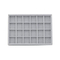 67040 24 Grid Stone gray 24-Grid Jewelry Tray