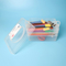 21846b Clear Plastic Hard Plastic Snap Box 