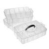 21876 3-Tier Stackable Storage Box Organizer with 30 Adjustable Compartments