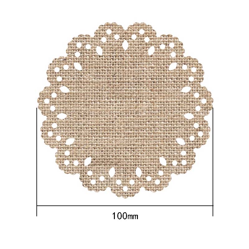 27371-27374 Burlap Doilies