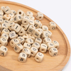 65115 wood beads with letter