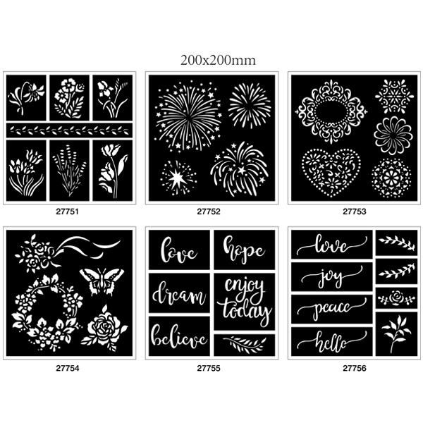 27751-27762 Adhesive Stencil